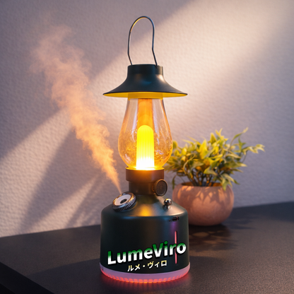 Humidificador Lámpara Retro